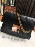 H-bag Givenchy MEDIUM GV3 BAG IN QUILTED LEATHER 21×14×7cm NO.G3A