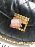H-bag Givenchy MEDIUM GV3 BAG IN QUILTED LEATHER 21×14×7cm NO.G3A