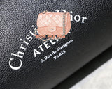 H-bag Dior "ROLLER" POUCH IN BLACK GRAINED CALFSKIN