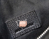 H-bag Dior "ROLLER" POUCH IN BLACK GRAINED CALFSKIN