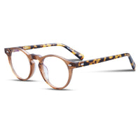 Eyeglow 5187 Designer Eyeglasses Frame Women's Glasses Frame for Men Round Retro Clear Glasses Prescription Glasses Frame