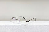 Luxury Style Glasses Frame Titanium Prescription Glasses Men and Women Myopia Eyeglasses Frame French Brand Designer