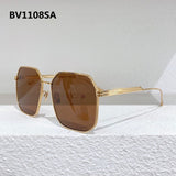 Italian Style Sunglasses BV1012S Luxury  BV1108SA Pilot Men Classical Solar Glasses Pure Titanium Original Eyeglasses