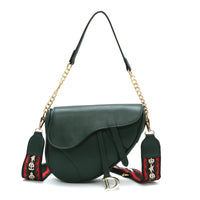 L-package Saddle Shoulder Bag for Women Fashion Small Top Handle Handbag Crossbody Handbag Purse