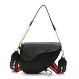L-package Saddle Shoulder Bag for Women Fashion Small Top Handle Handbag Crossbody Handbag Purse