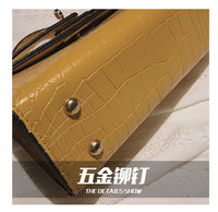 L-package 21-15-7cm Women's Satchel Handbags Top Handle Purses Shoulder Bags Leather Tote for Ladies with Long Strap