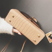 L-package 21-15-7cm Women's Satchel Handbags Top Handle Purses Shoulder Bags Leather Tote for Ladies with Long Strap
