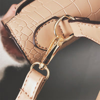 L-package 21-15-7cm Women's Satchel Handbags Top Handle Purses Shoulder Bags Leather Tote for Ladies with Long Strap