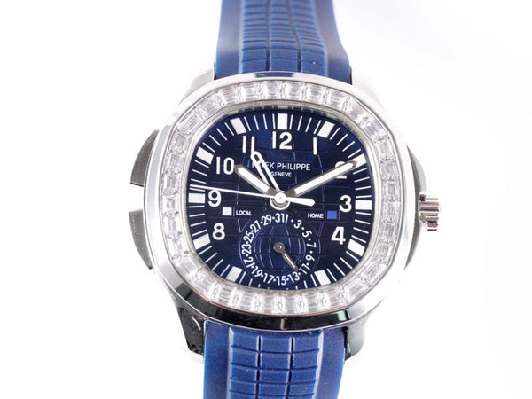 W-watch P.a.t.e.k P.h.i.l.i.p.p.e 5164A  AQUANAUT TRAVEL TIME.
