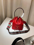 H-bag Prada Leather bucket bag NO.1BE018 SIZE:21×25×15cm