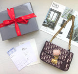 H-bag Dior OBLIQUE SADDLE CLUTCH “Dioraddict” M5818 SIZE:24cm