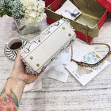 H-bag LADY Dior LAMBSKIN Tassels BAG AL-2000 Mini：17cm Medium：24cm