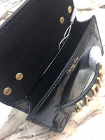 H-bag MINI J'A.D.I.O.R ULTRA BLACK BAG Flash skin 18cm