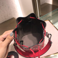 H-bag Fendi MON TRESOR Black leather mini-bag 12*18*10cm