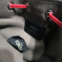 H-bag Fendi MON TRESOR Black leather mini-bag 12*18*10cm