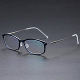 Eyeglass Frame 6512 Square Denmark Titanium No Screw Korea Glasses Frames Optical Ultra-light Business Optical Lenses For Men