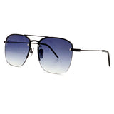 Pilot Sunglasses Female Classic Glasses Gradient Square Lens Luxury Half-Frame Fashion Sunglasses Free Shipping