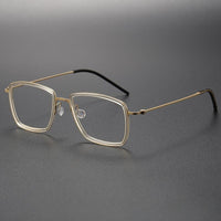 High Quality Denmark Brand 5508A Titanium No Screw Korea Glasses Frames Optical Ultra-light Business Men eyeglasses