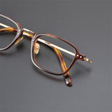 XQ2615 Square retro myopia Oval glasses frame for men and women  myopia  prescription myopia  Plate eyeglass frame full frame