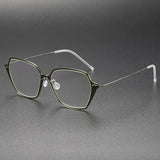Spectacles For Men Denmark Linde 6621 Titanium No Screw Korea Suqare Glasses Frames Optical Ultra-light Business Frame