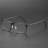 High Quality 6505 Glasses Frame Denmark Linde Titanium No Screw Korea Glasses Frames Optical Glasses