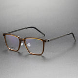 Square Glasses Frame For Men 1844 Denmark Titanium No Screw Korea Glasses Frames Optical Ultra-light Business Frame Glasses