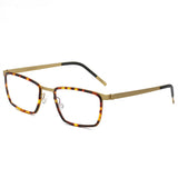 Men's Glasses 9711 Denmark Titanium No Screw Korea Glasses Frames Optical Ultra-light Business Square Glasses Frame