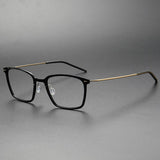 Men's Eyeglasses Frame 6536 Denmark Titanium No Screw Glasses Frames Optical Ultra-light Business Square Prescription Diopter