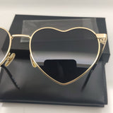 Gold Heart Sunglasses For Women Fashion Classic Ladies Party Trending Products Brand Designer New Irregular Sun Glasses UV400