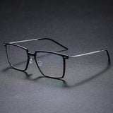Eyeglass Frames For Men Denmark Linde 6577 Titanium No Screw Korea Glasses Frames Optical Ultra-light Business Frame