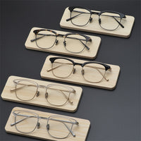 D7216 Handmade Titanium Acetate Optical Eyeglasses Frame  For Men and Women Fashion Retro Myopia Glasses Glasses