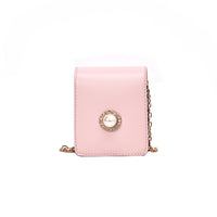 L-package Leather Makeup Lipstick Case with Mirror for Purse Cosmetic Pouch Travel Makeup Bag Holder Fits of Lipstick Travel Purse Storage with Chain