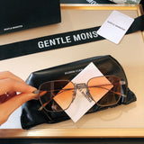 S-sunglasses G monster Unisex Eyeglasses Lens Titanium Frames For Tap Tap Optical Computer Double Bridge Design Eyewear Protection Radiation Protection Light Sunlight Blocking Frame Square Lens