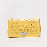 L-package Women's Genuine Leather Quilted Chain Bag Shoulder Handbags Purse flap bag Calfskin Eyele Tweed Silver Tone Metal