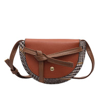 L-package 18-13-5cm Women Crossbody Satchel Bag Small Saddle Purse and Tote Shoulder Handbags