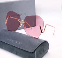 S-sunglasses F.O.R A.R.T‘S S.A.K.E BURTON Classic Aviator Mirrored Flat Lens Sunglasses Metal Frame 63-12-145