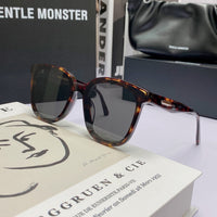S-sunglasses Ready Stock Men Sunglasses UV400 Korean Sun Glasses For Jackie Black Square Acetate Flatba Frame With 99.9% UV Protected Black Zeiss Lenses Shades For Men Fashion Men's Eyewear Male