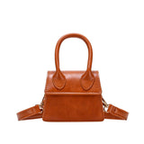 L-package Fashion Classic Mini Crossbody Bags Top Handle Clutch Handbags Square Leather Shoulder Handbag For Women's