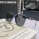 S-sunglasses Ready Stock Men Sunglasses UV400 Korean Sun Glasses For Jackie Black Square Acetate Flatba Frame With 99.9% UV Protected Black Zeiss Lenses Shades For Men Fashion Men's Eyewear Male