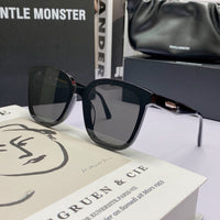 S-sunglasses Ready Stock Men Sunglasses UV400 Korean Sun Glasses For Jackie Black Square Acetate Flatba Frame With 99.9% UV Protected Black Zeiss Lenses Shades For Men Fashion Men's Eyewear Male