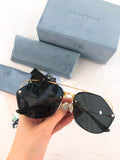 S-sunglasses F.O.R A.R.T‘S S.A.K.E casino Sunglasses for Women, Cat Eye Mirrored Flat Lenses Metal Frame Sunglasses UV400 62-16-145