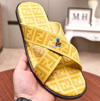S-shoe Fendi Woman Summer Simple Home Indoor Men and Women's Slippers Cross with Lovers Bathroom Sandals EVA Antiskid Slippers Shoes Sandals Beach Flats Shoes Sandal Non-slip Flat Sandals