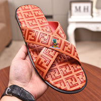 S-shoe Fendi Woman Summer Simple Home Indoor Men and Women's Slippers Cross with Lovers Bathroom Sandals EVA Antiskid Slippers Shoes Sandals Beach Flats Shoes Sandal Non-slip Flat Sandals