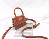 L-package Fashion Classic Mini Crossbody Bags Top Handle Clutch Handbags Square Leather Shoulder Handbag For Women's