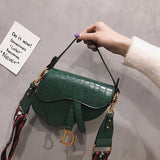 P-package Saddle Shoulder Bag for Women Fashion Small Top Handle Handbag Crossbody Handbag Purse