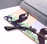 S-sunglasses F.O.R A.R.T‘S S.A.K.E casino Sunglasses for Women, Cat Eye Mirrored Flat Lenses Metal Frame Sunglasses UV400 62-16-145