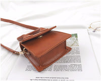 L-package Fashion Classic Mini Crossbody Bags Top Handle Clutch Handbags Square Leather Shoulder Handbag For Women's