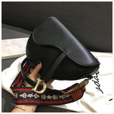 L-package Saddle Shoulder Bag for Women Fashion Small Top Handle Handbag Crossbody Handbag Purse