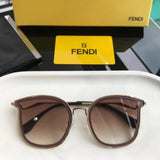 S-sunglasses Fendi Aviator Large Metal Unisex Sunglasses Designer Polarized 100% UV Protection For 0387