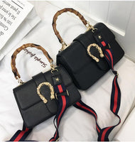 L-package small:20-16-7cm big:25-18-9mm Leather Handbags Set for Women Fashion Purse Shouler Totes Bags